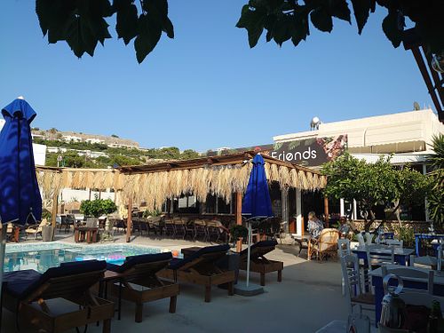 Bar at Happy Friends in Rhodes