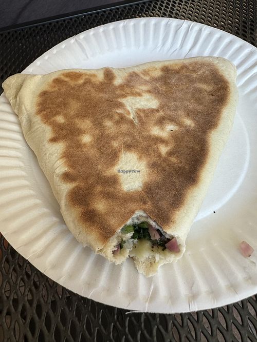 Inner spinach yum  at Markouk Bread in Gloucester