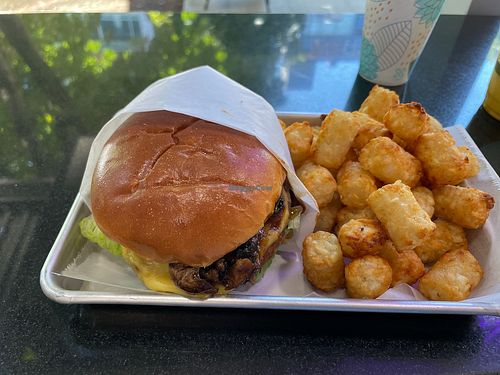 Napa Burger  at Plantiful Superfoods in Seattle