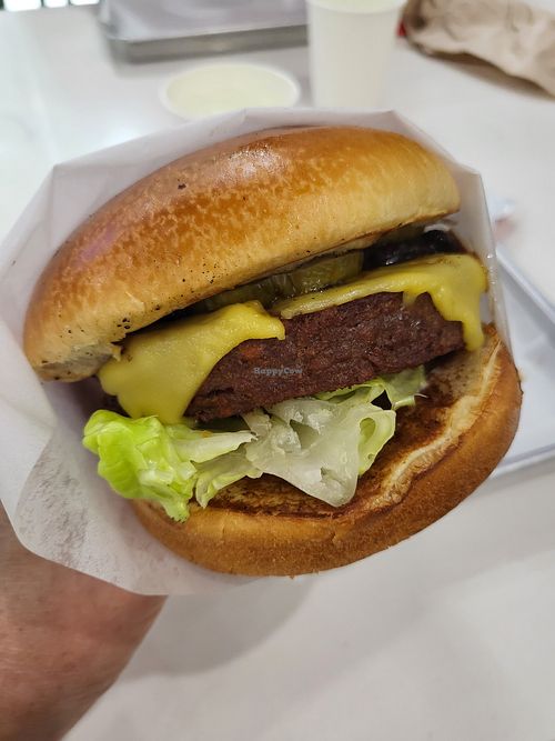 Napa Burger at Plantiful Superfoods in Seattle