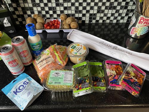 Spendy Vegan Haul w/Edible Flowers & BLUE Spirulina  at Whole Foods Market in San Mateo