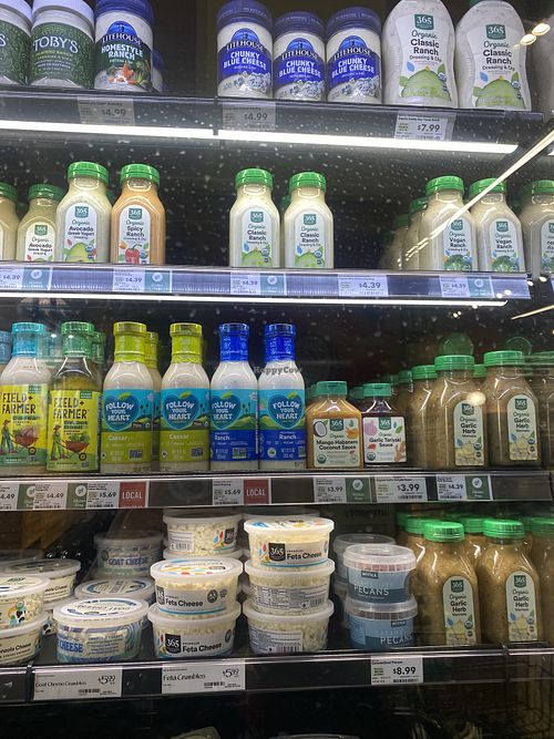 Vegan Caesar and Vegan Ranch Spotted 🤤  at Whole Foods Market in San Mateo