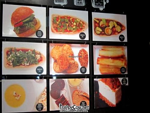 Part of the menu at M.O.B. - Cite de la Mode in Paris