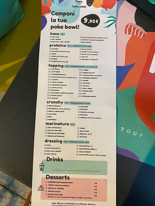  at Hello Poke in Salerno