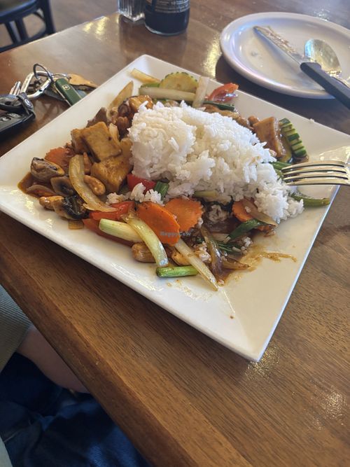 Cashew stir fry   at Anong's Thai Cuisine in Laramie