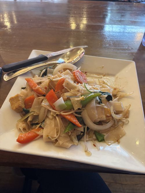 Pad kee mao  at Anong's Thai Cuisine in Laramie