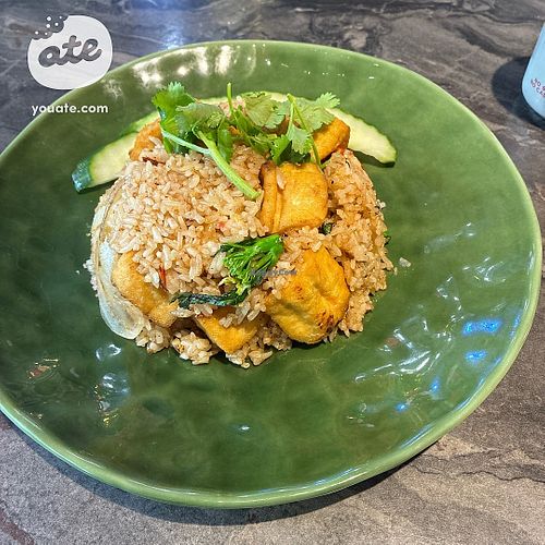 Thai fried rice with tofu   at Chu Ros Thai in New York City
