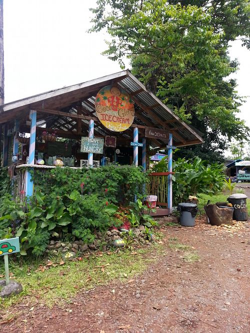 Coconut Glen's on Hana Highway at Coconut Glen's in Haiku