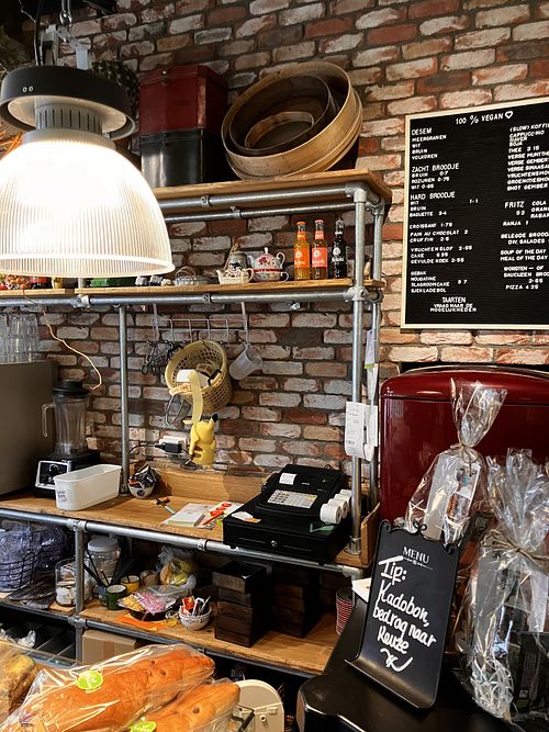 De winkel  at De Vegan Bakker in Heusden