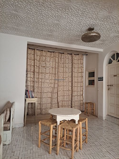 Interior (upstairs) at World Storytelling Cafe in Marrakech