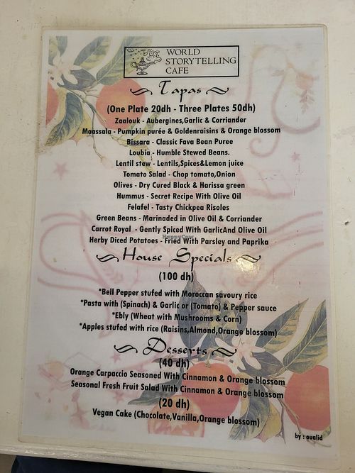  at World Storytelling Cafe in Marrakech