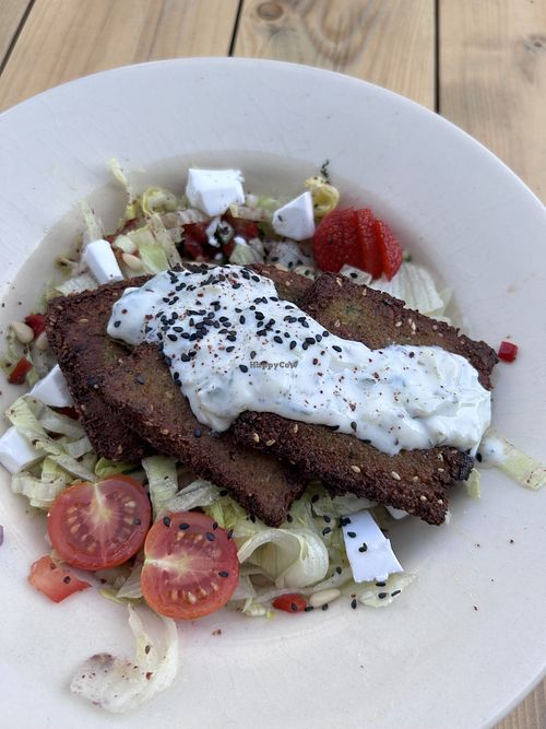 Falafel saladd  at El Verde in Genk