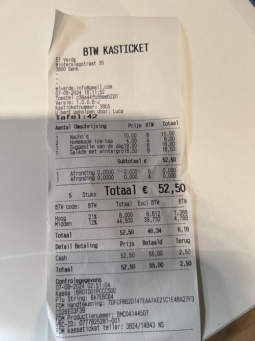 Take a look at the prices  at El Verde in Genk