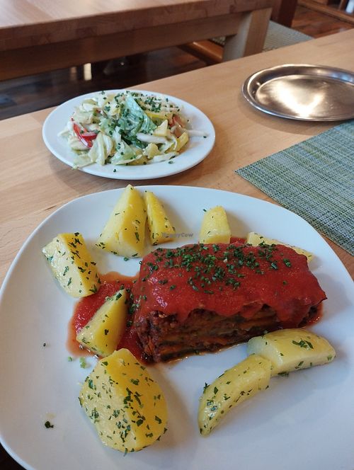Lasagna at Hubertusalm in Bad Mitterndorf