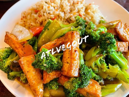 Fried rice with veggies and tofu   at Shan Kishi in Panama City Beach