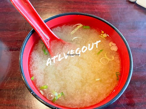 Miso soup  at Shan Kishi in Panama City Beach