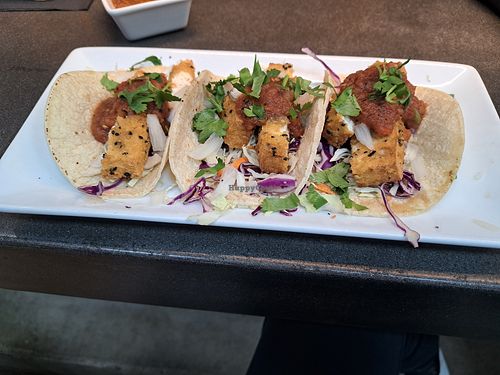 Tofu tacos-Tuesday at Hana Koa Brewing Co in Honolulu