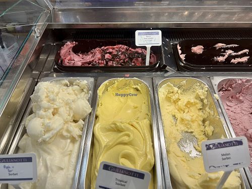 Sorbets   at Giulianotti E in Stonehaven