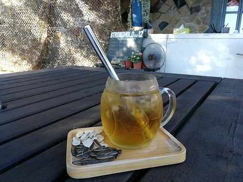 Matsu herb tea at 100% Happiness - 百分幸福 in Beigan