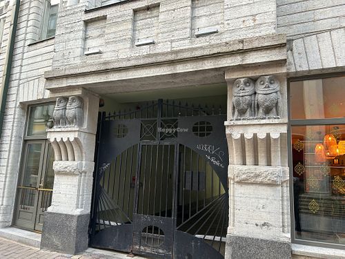 Outside at Nok Nok in Tallinn