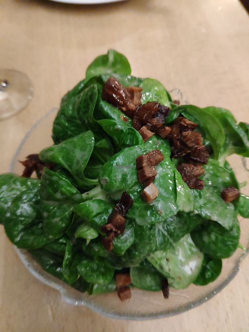 Feldsalat mit Croutons
 at Weinstube Eulenspiegel in Speyer