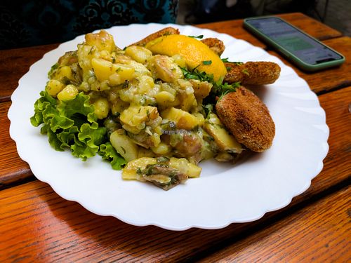 Schnitzel at Weinstube Eulenspiegel at Weinstube Eulenspiegel in Speyer