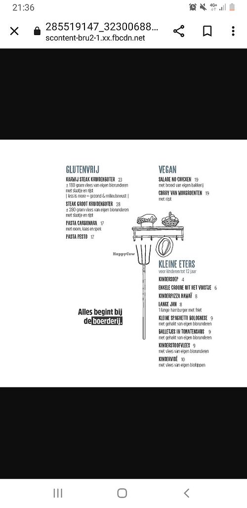 Salade no chicken/ curry van wokgroenten at Bistro Het Vinne - De Winning in Zoutleeuw