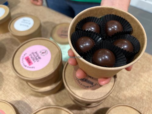 The Green Cocoa chocolate box at The Green Cocoa Team in Aberdeen