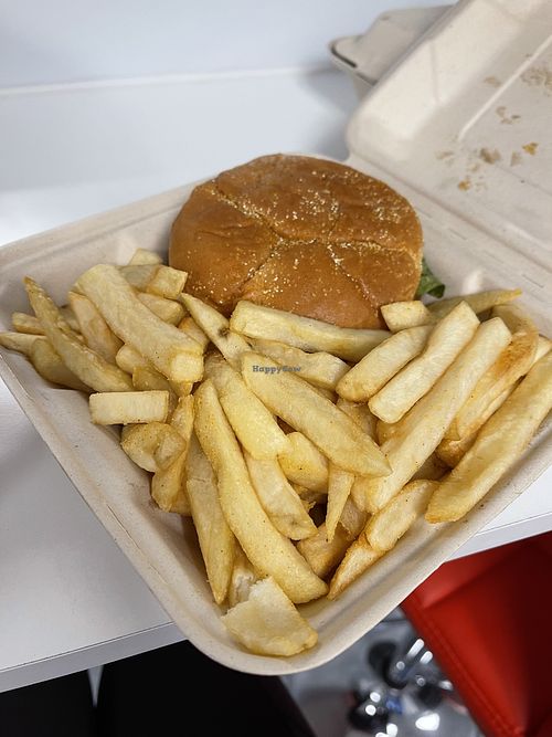 Chicken Sandwich combo #Veganuary at Sweet Vibes - Pop up in Hazelwood