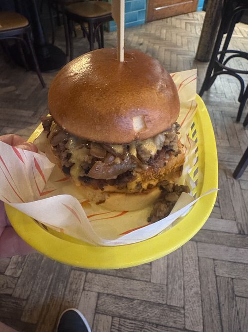 Burger   at Rabbit Food @ Meadows Tap in Edinburgh