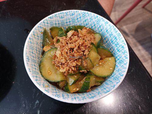 Entrée concombre at Komesu in Angers