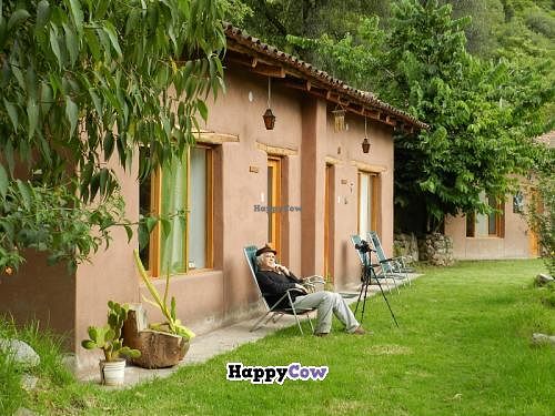 view of the bungalows at Andean Spirit Lodge in Cusco