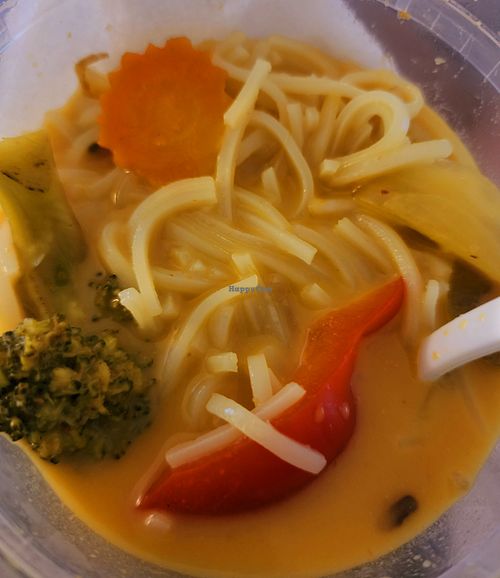 Coconut-veggie curry noodle soup at Thai 202 in St Louis