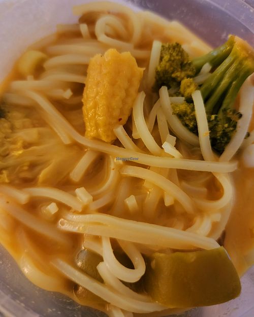 Coconut-veggie curry noodle soup at Thai 202 in St Louis