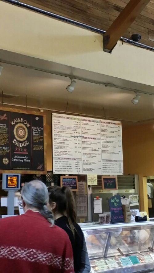 The Other Half Of Menu with Smoothies & Juices! at Rainbow Bridge Natural Deli Cafe in Ojai