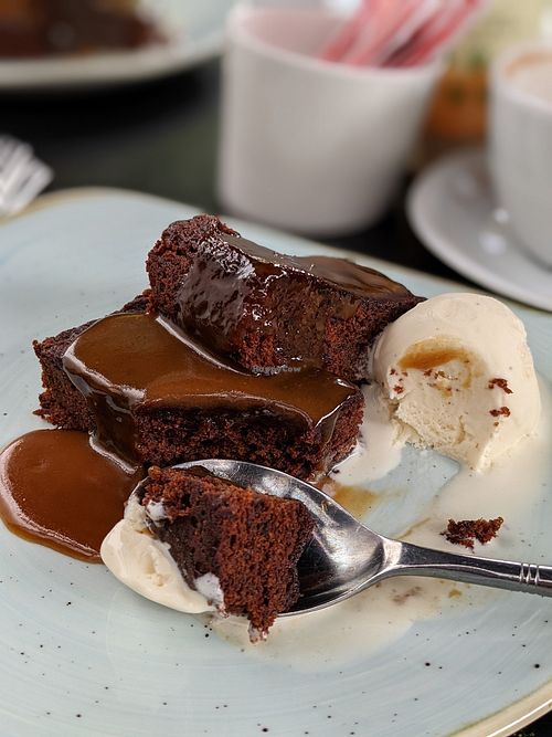 Sticky Toffee Pudding at Moran's Eating House in Cheltenham
