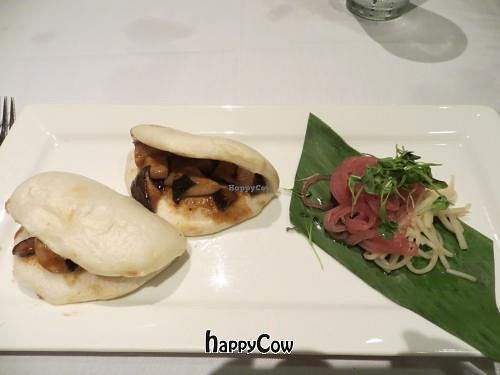 Steamed bun with shiitake mushroom filling at Roy's in Honolulu