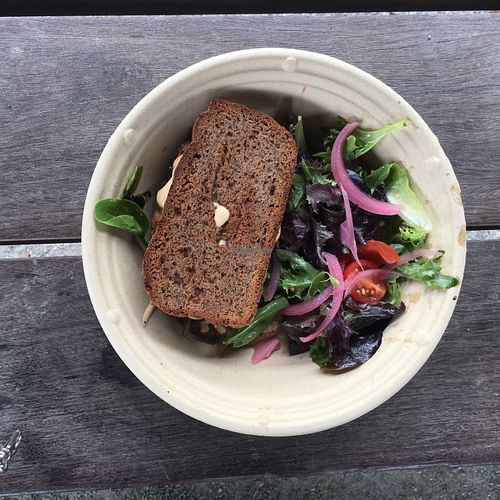 ‘Oooh Mommy!” Vegan sandwich  at Vital Provisions in Peterborough