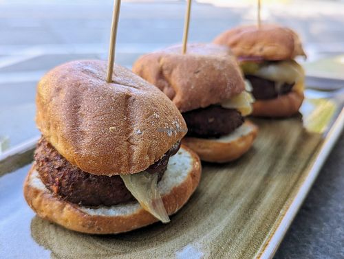 Vegan sliders at Rumba in Seattle