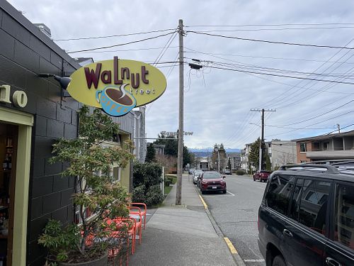 Outside  at Walnut Street Coffee in Edmonds