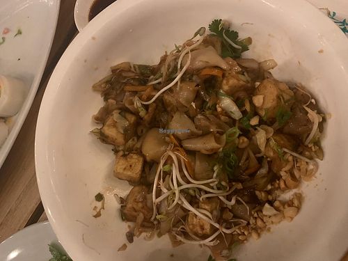 pad thai, already started eating uppsi at Katana Asian Cuisine in Santa Teresa