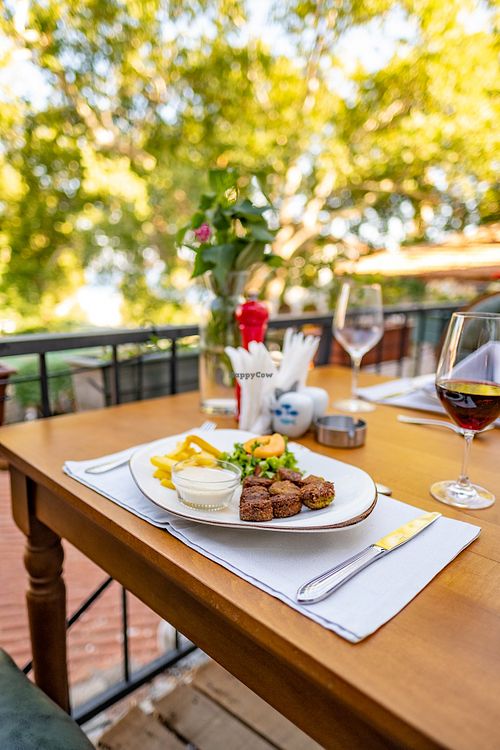 Falafel at Anfora Otel Sarap Evi in Altinoluk