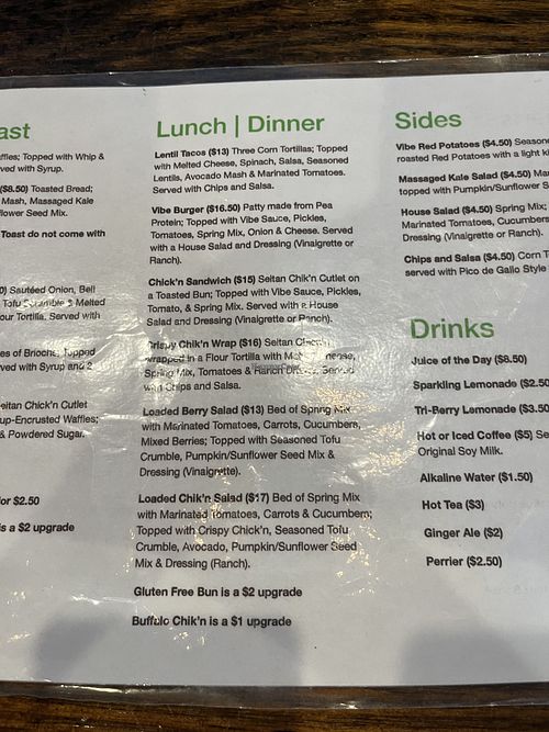   at Vibe Gastropub in Fayetteville