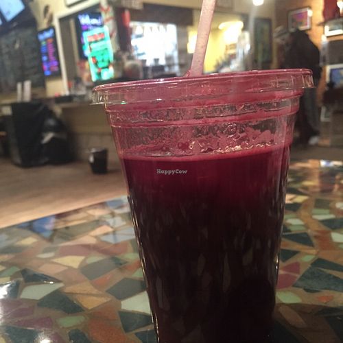 fresh juices at Downtown Central Perk in Davenport