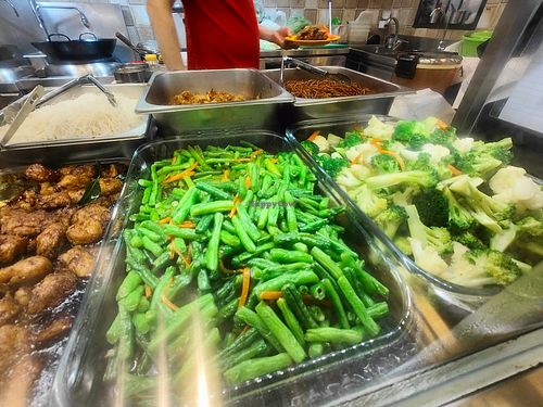 Long bean at Vegetarian Stall - Jurong Point 2 in West Singapore