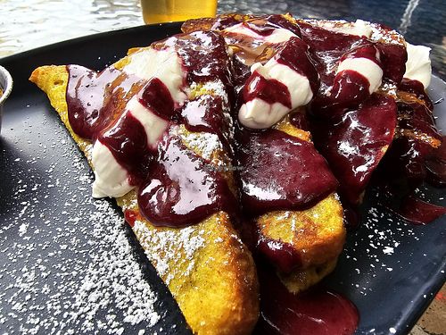 French toast at Fern's Diner + Drinkery in Cascade