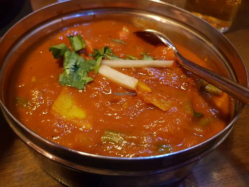 Hot Pot in spiced sauce at Delhi 6 in South Shields