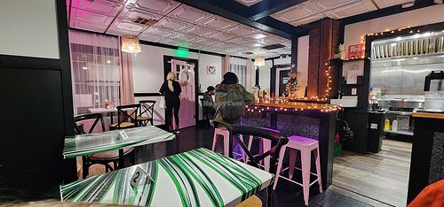 Inside at DOS PINK in Phoenix