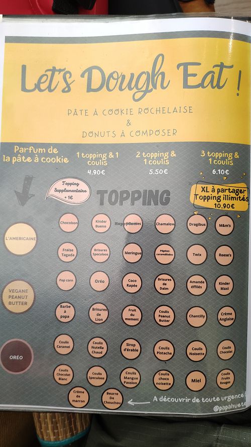 Cookie/Donut composer at Le Chat'Ren'Thé - CatCoffee & Restaurant in La Rochelle