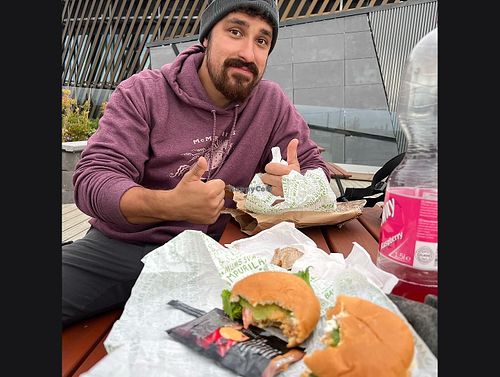   at Hesburger - Hakaniemi in Helsinki